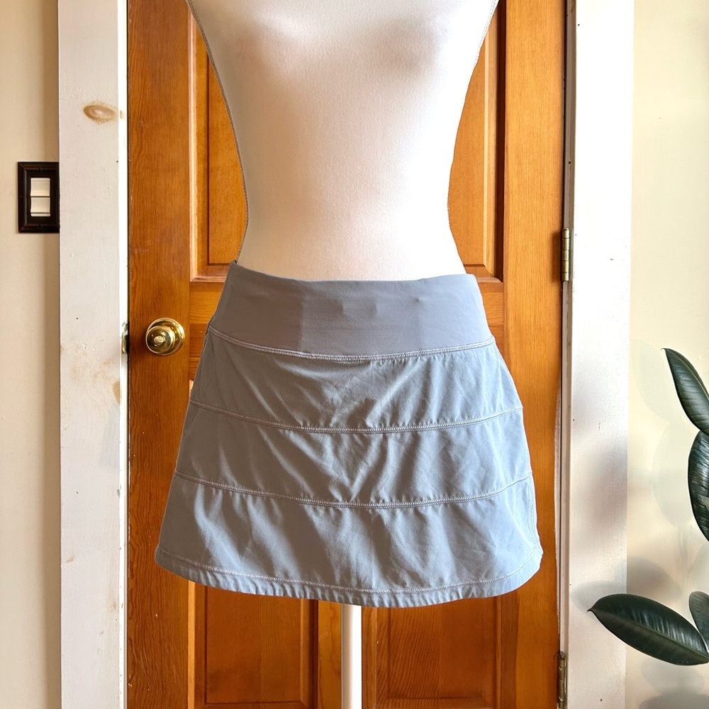 Lululemon Pace Rival Mid-rise Athletic Skirt/Skort in Chambray